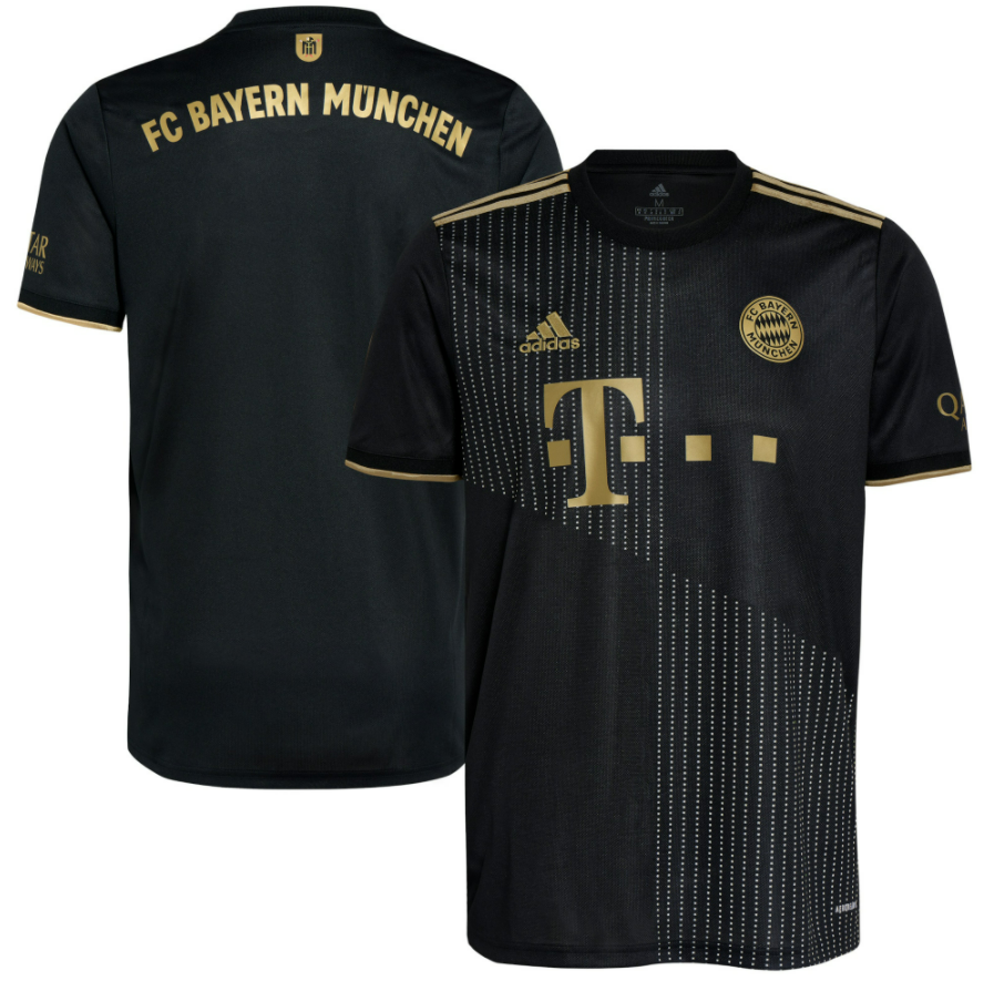 2021/22 Bayern Munich Away Black Soccer Jersey Shirt